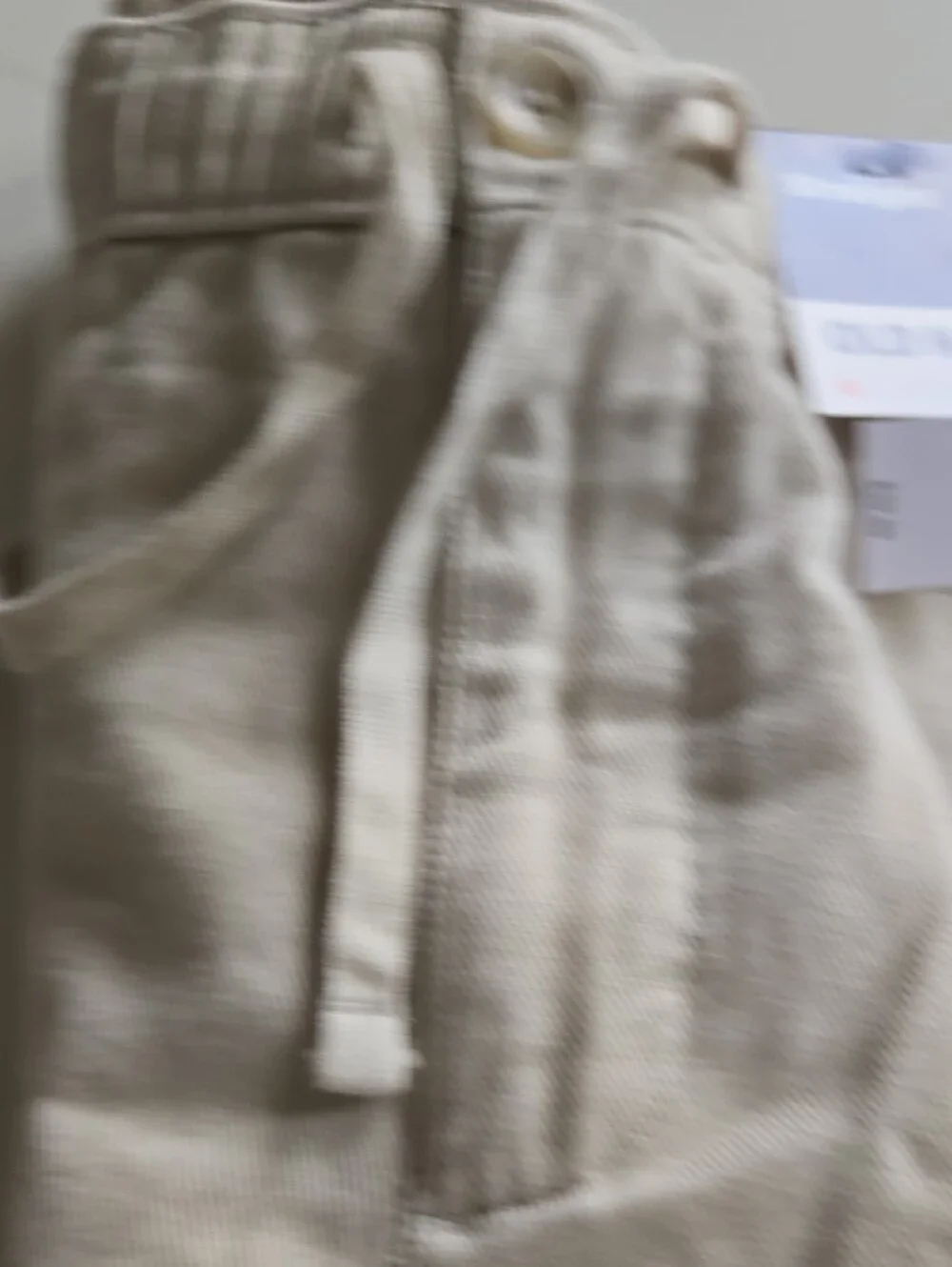 Old Navy Boys Cream Chino Pants